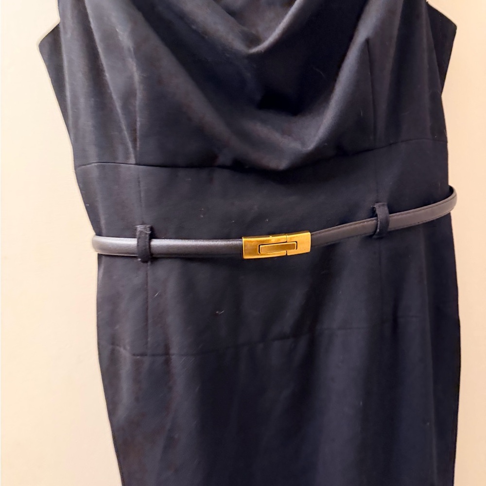Black Halo Classic Jackie O Black Dress 10 - Picture 9 of 12